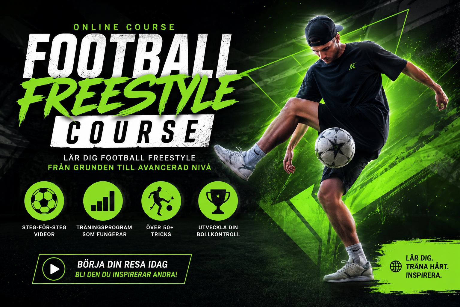 Football Freestyle Course - 100+ Tricks